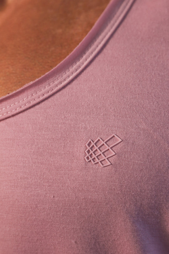 Vital Raw-Hem Tank Top 2.0 - Salmon Pink