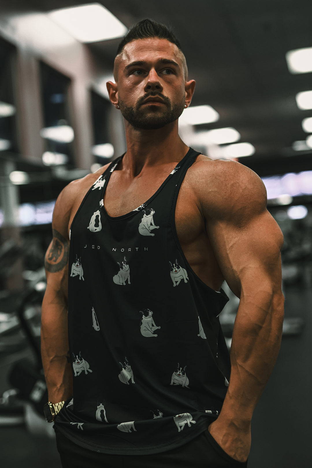 Graphic Muscle Stringer - Bulldogs