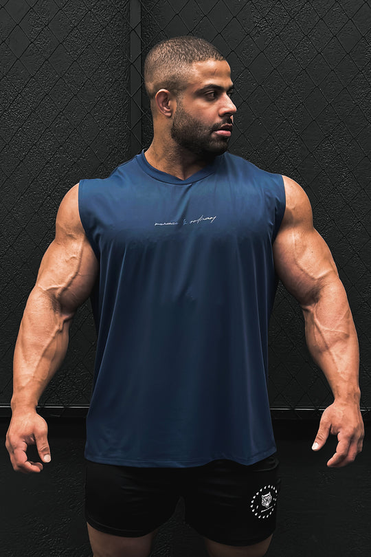 JN Active Muscle Tee - Navy Blue