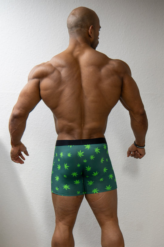 Men's Boxer Briefs - Weed