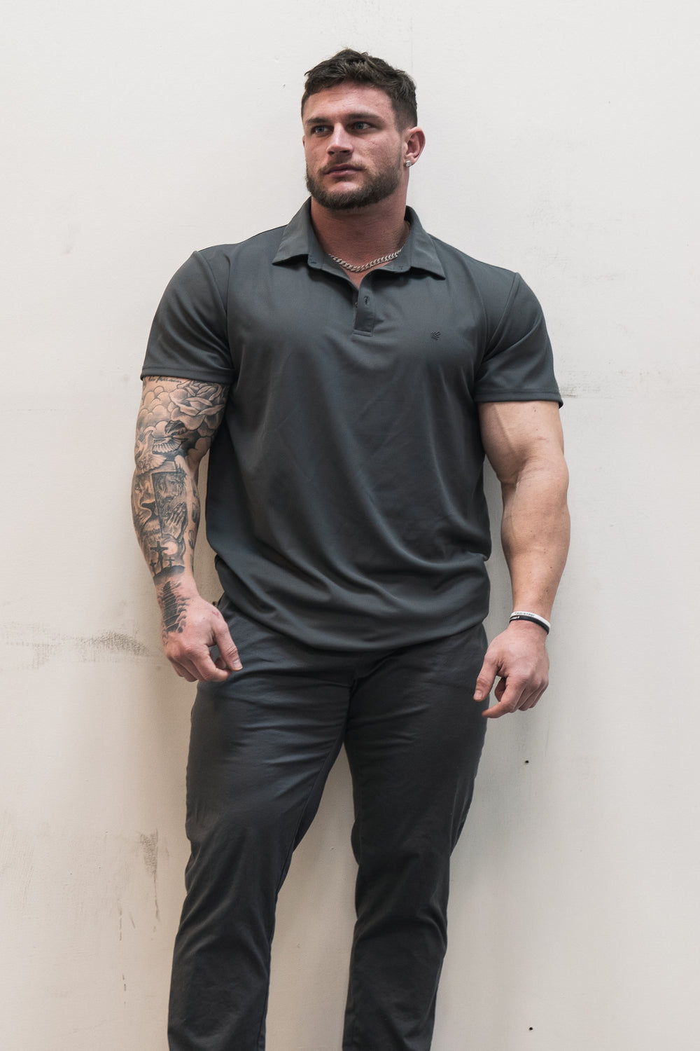 Fast-Dry Polo T-Shirt - Dark Gray