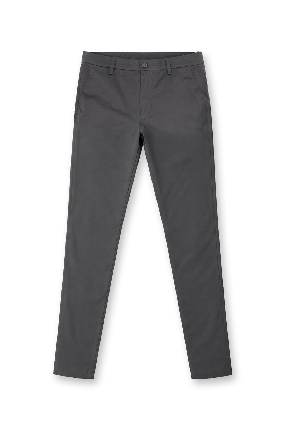 Smart Casual Chino Pants - Dark Gray