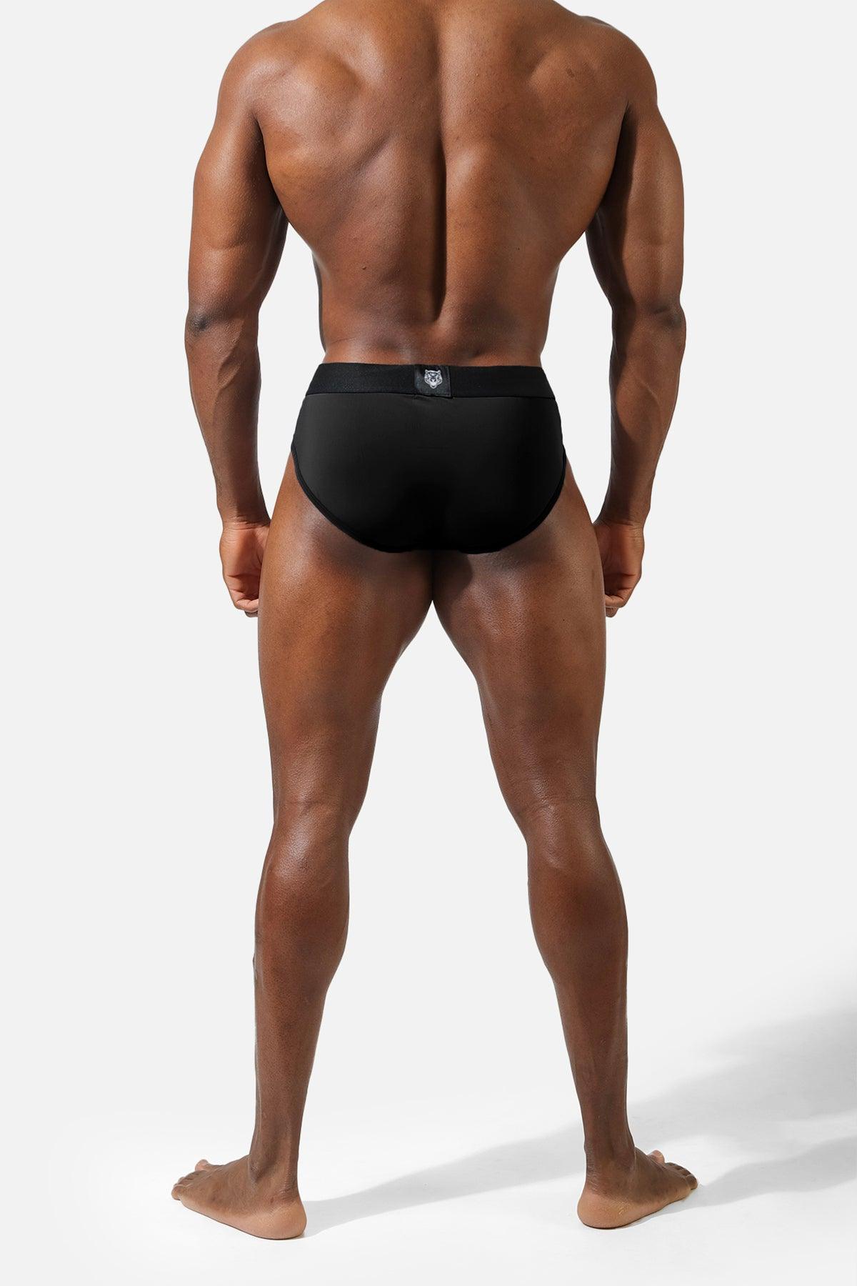 Men's Workout Mesh Briefs 2 Pack - Black & Navy - Jed North Canada