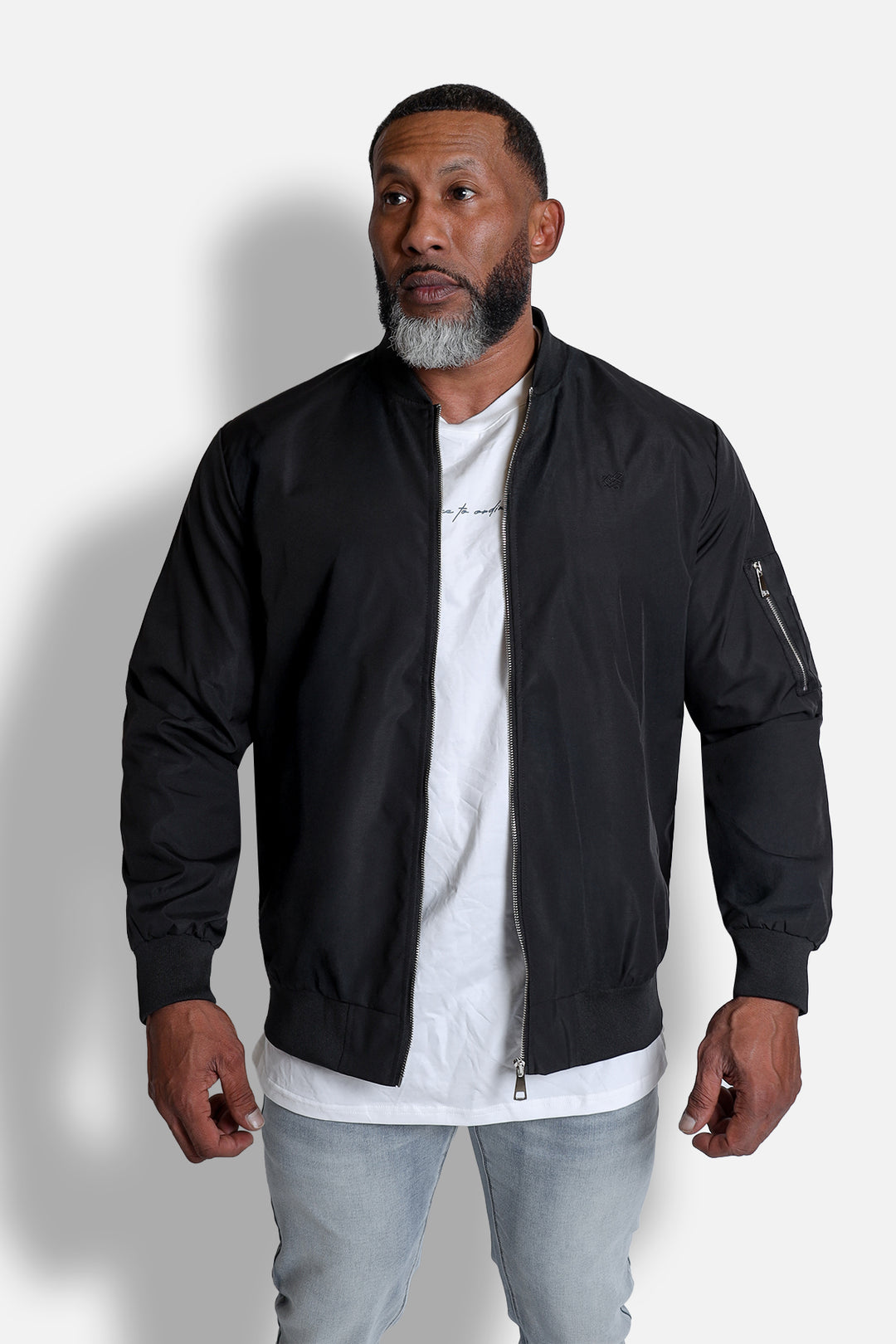 Northbound Water Resistant Bomber Jacket - Black