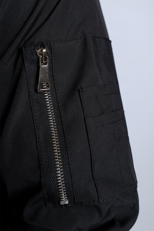 Northbound Water Resistant Bomber Jacket - Black