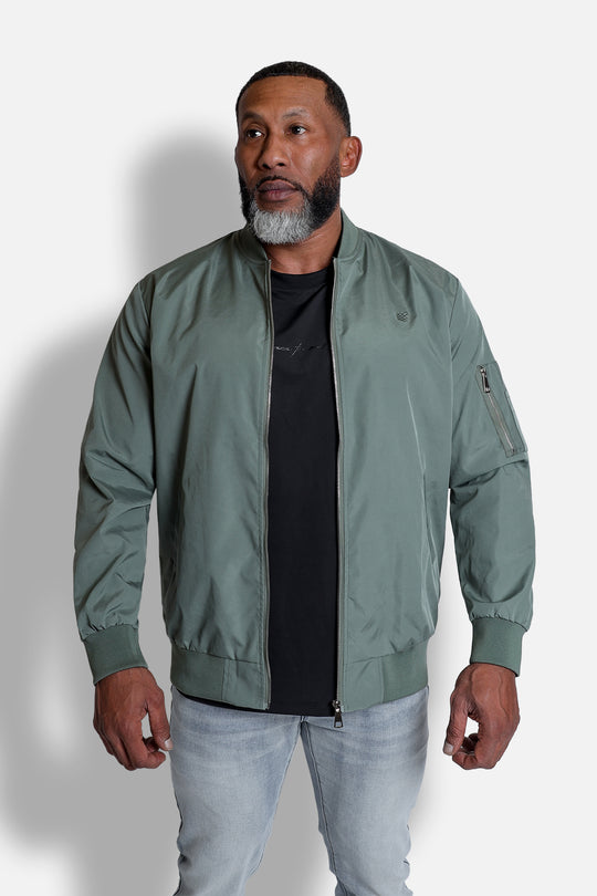 Northbound Water Resistant Bomber Jacket - Olive