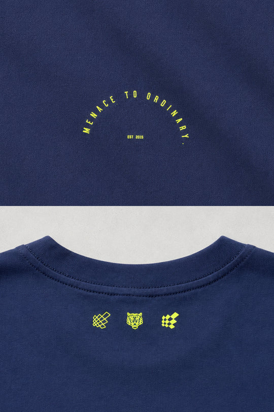 Back to Basics Casual Tee - Navy Blue