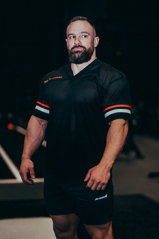 Jed North Warrior V-Neck Jersey - Black