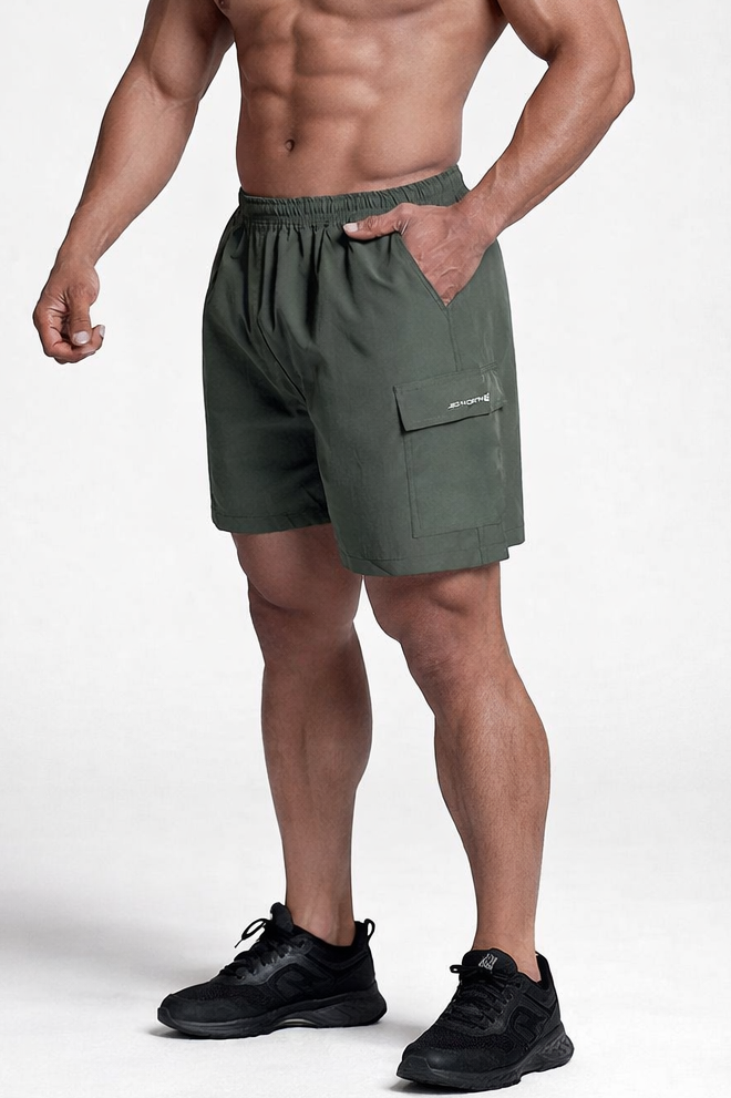 Trek 4.5" Cargo Shorts - Dark Olive
