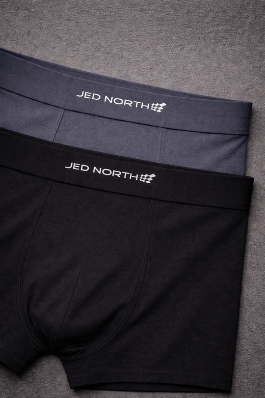 Men's Performance Briefs 2-Pack - Black & Gray