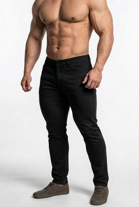 Smart Casual Chino Pants - Black