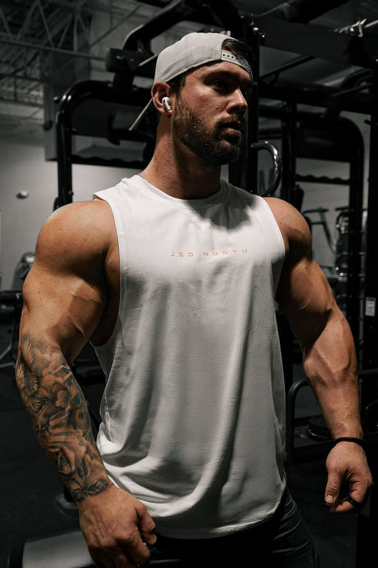 Apollo Men's Sleeveless Training Tee - White