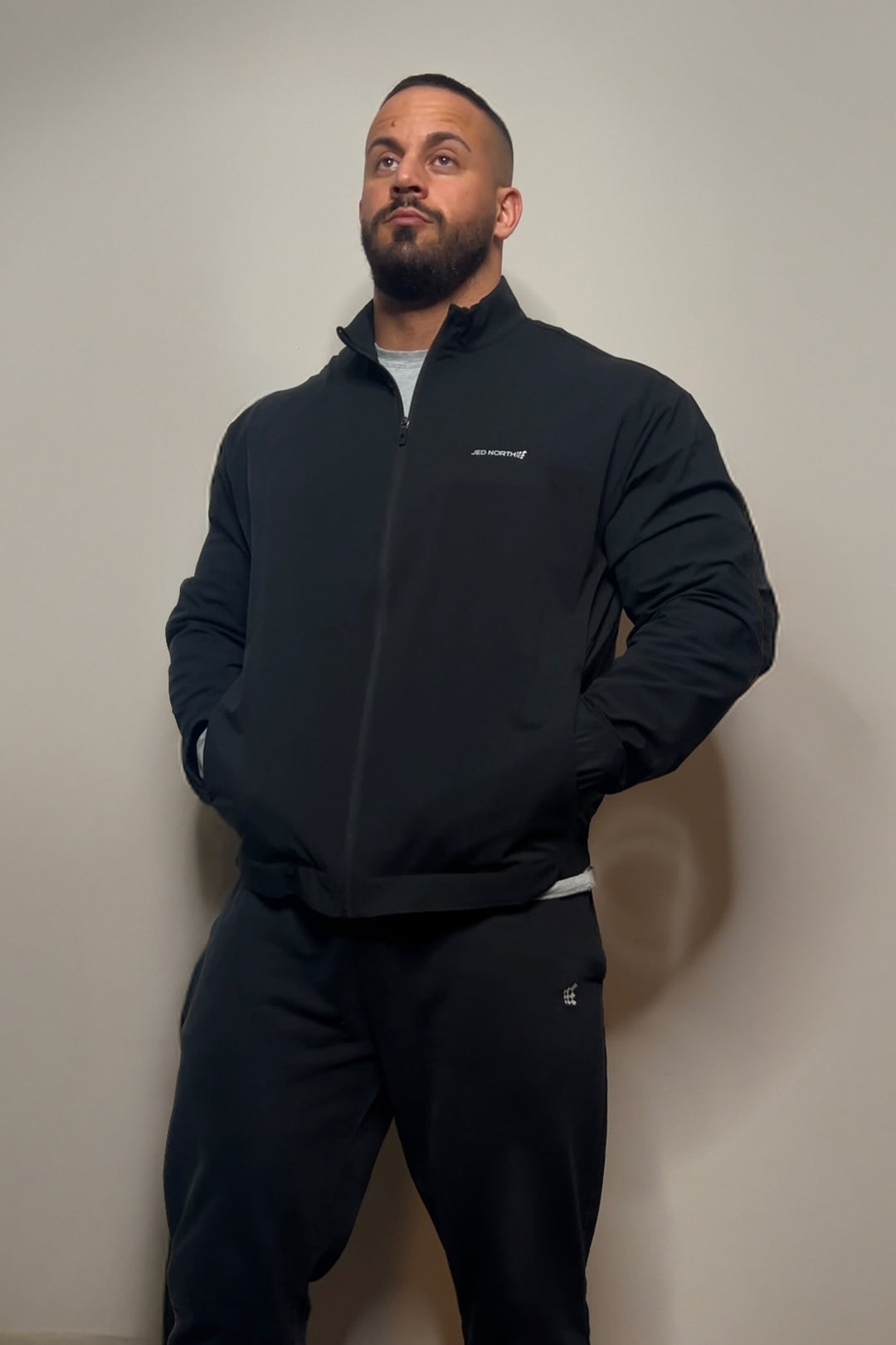 Full-Zip Training Jacket - Black