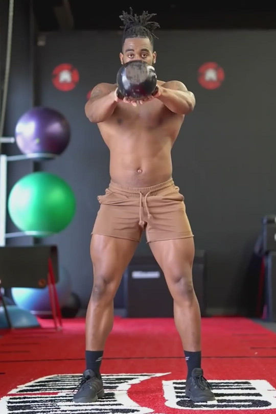 Motion 5'' Varsity Sweat Shorts - Brown