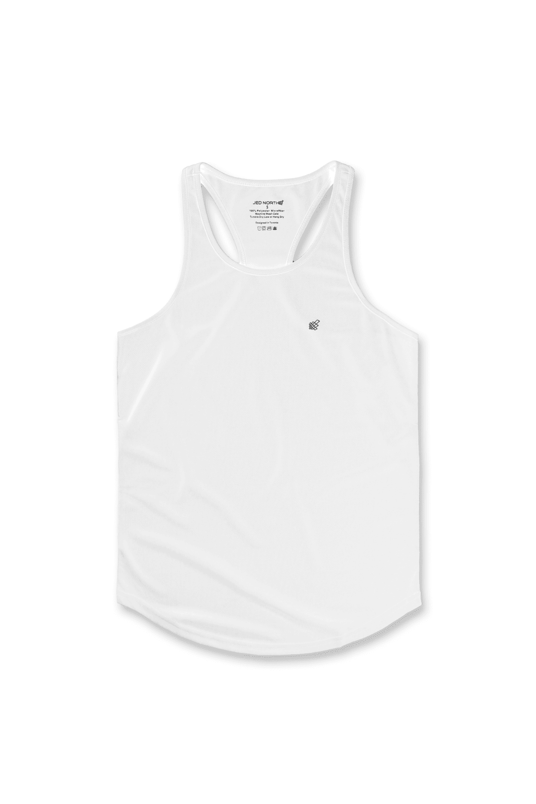 Dri-Fit Workout Bodybuilding Stringer - White - Jed North